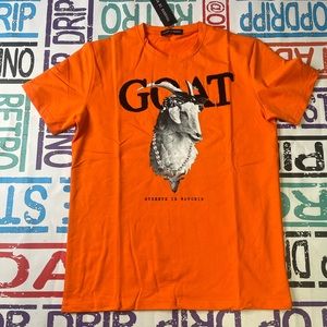 Sz Various goat tee orange stitch tee